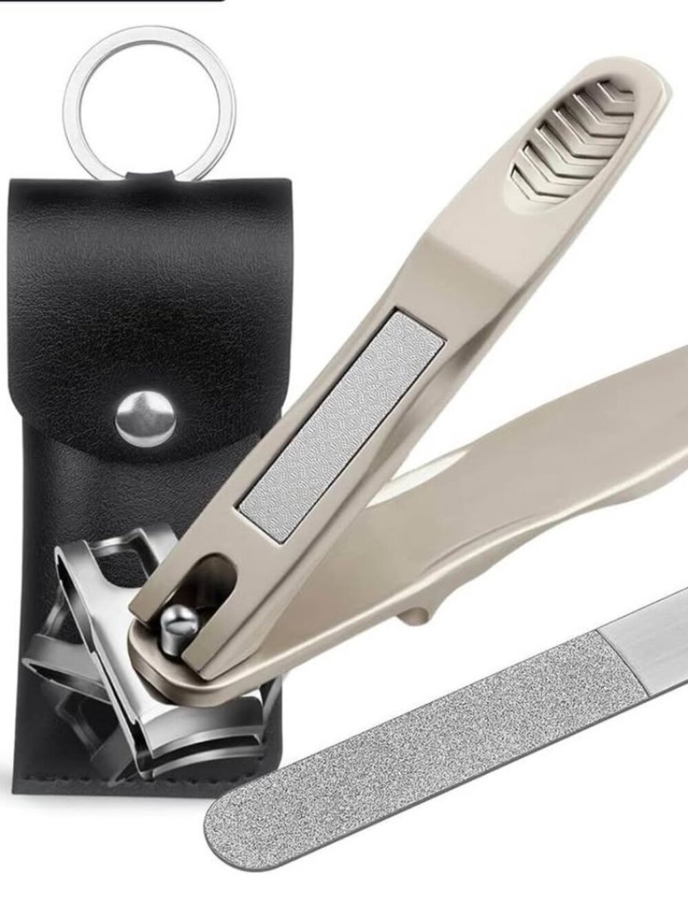 Nail Clippers 360 Degree Rotating Effortless Long Handle Fingernail